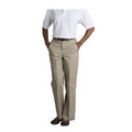 Women's Plain Front Classic Fit Twill Pants